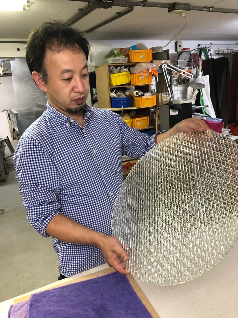 Glass artist Rei Chikaoka