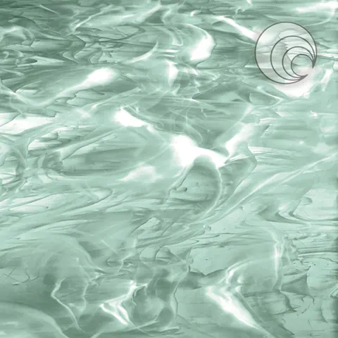 OGT 828-91S-F Sea Green/White, Wispy