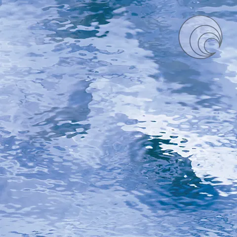OGT 130-8W-F Pale Blue Waterglass®